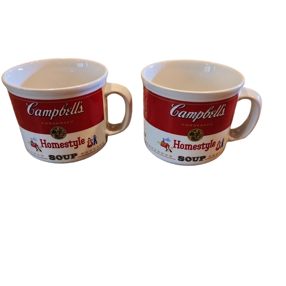 Vintage 1989 Campbell Soup Mugs